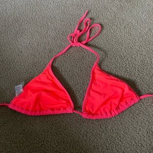 Neon Triangle Bikini Top